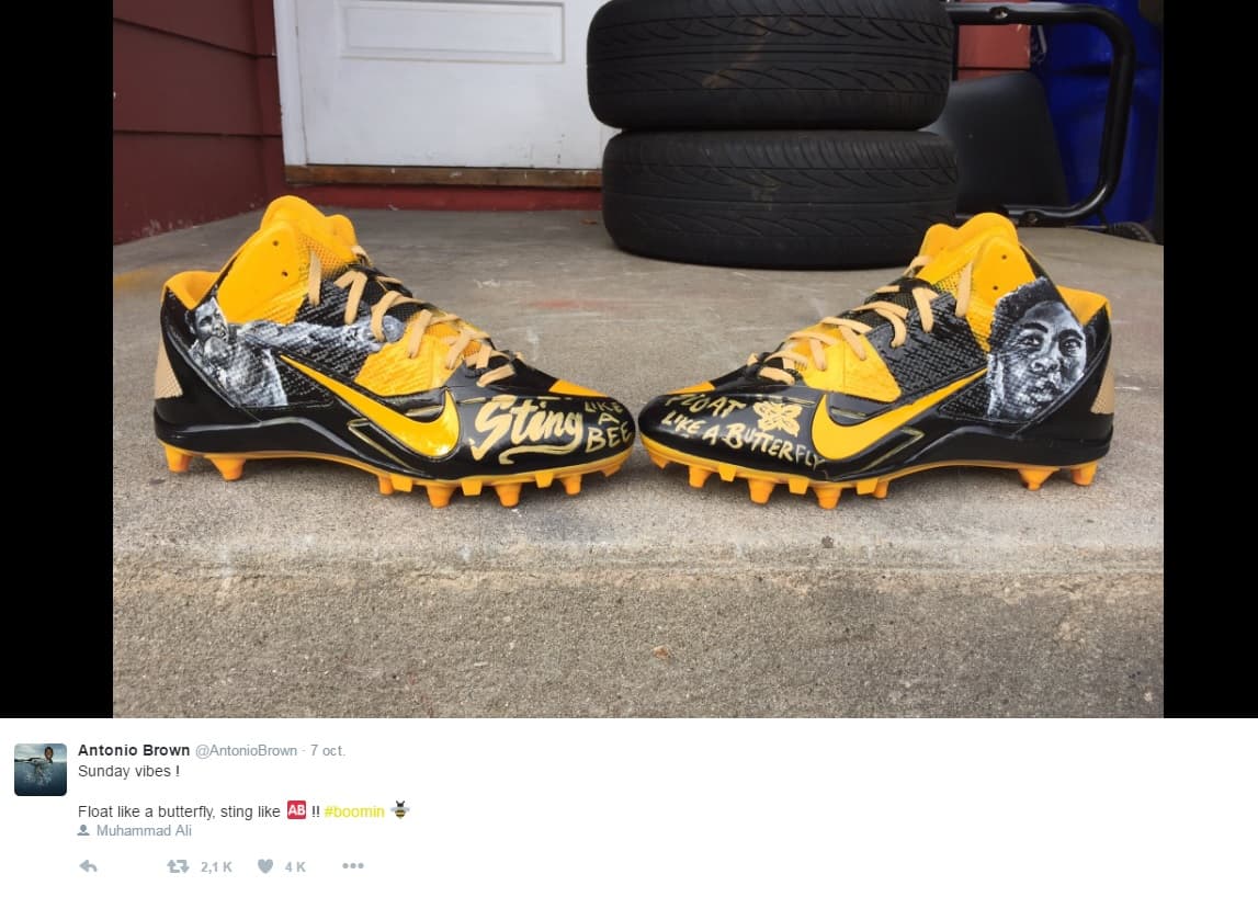 En la Semana 5, Brown utilizó este par.