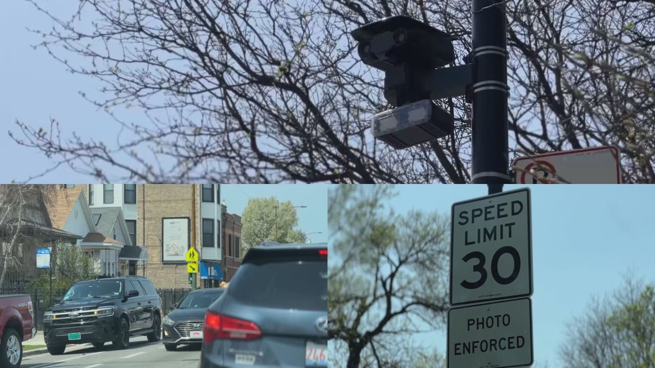 Nuevas cámaras de velocidad en Chicago podrían multarte con hasta $100 