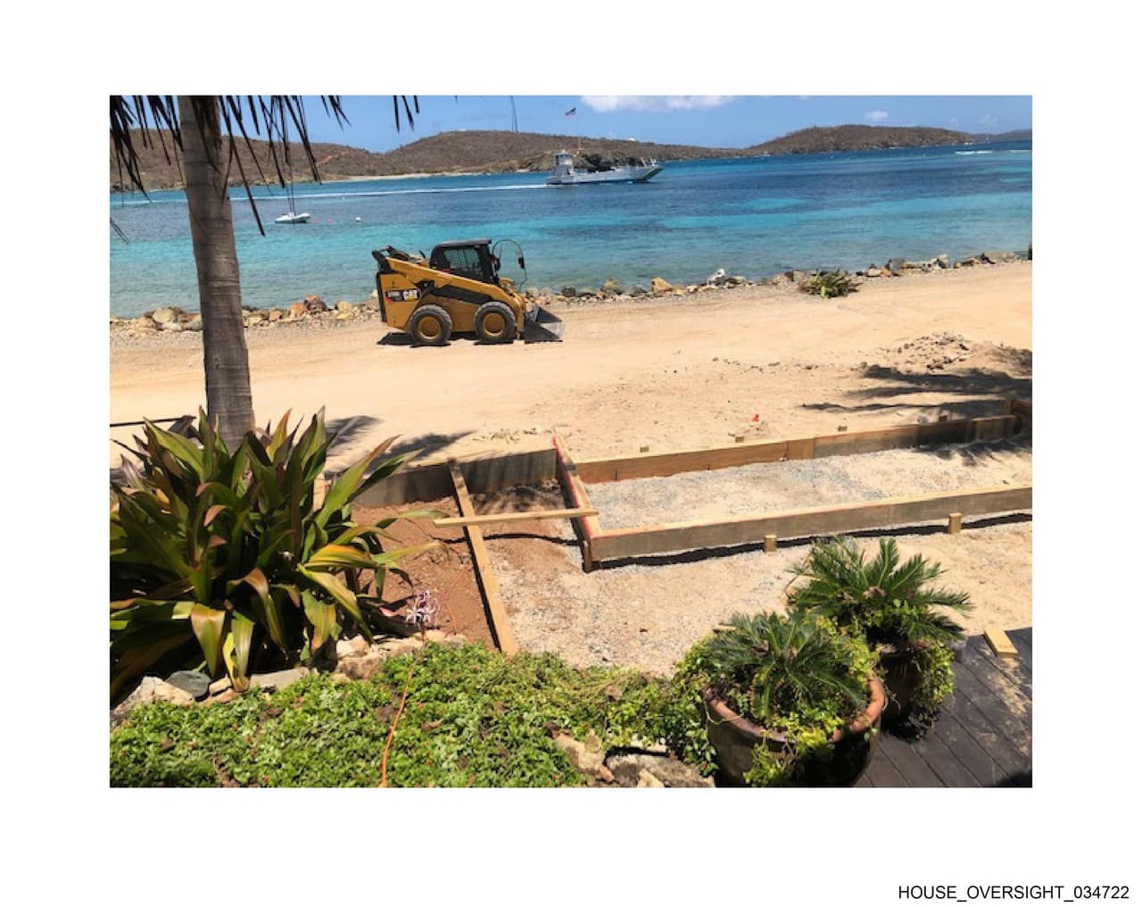 Una imagen que es presuntamente de la isla privada de Epstein en las Islas Vírgenes de EEUU.