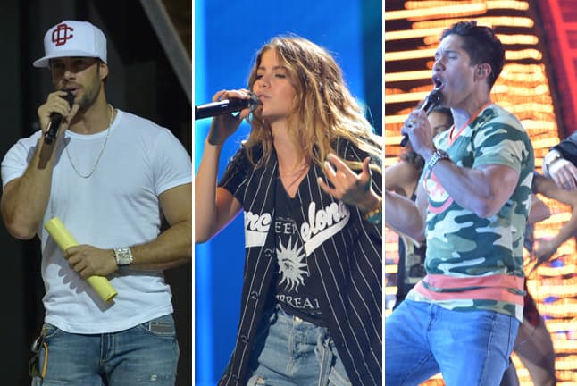 Y el desfile de estrellas no ha parado en los ensayos de Premios Juventud.