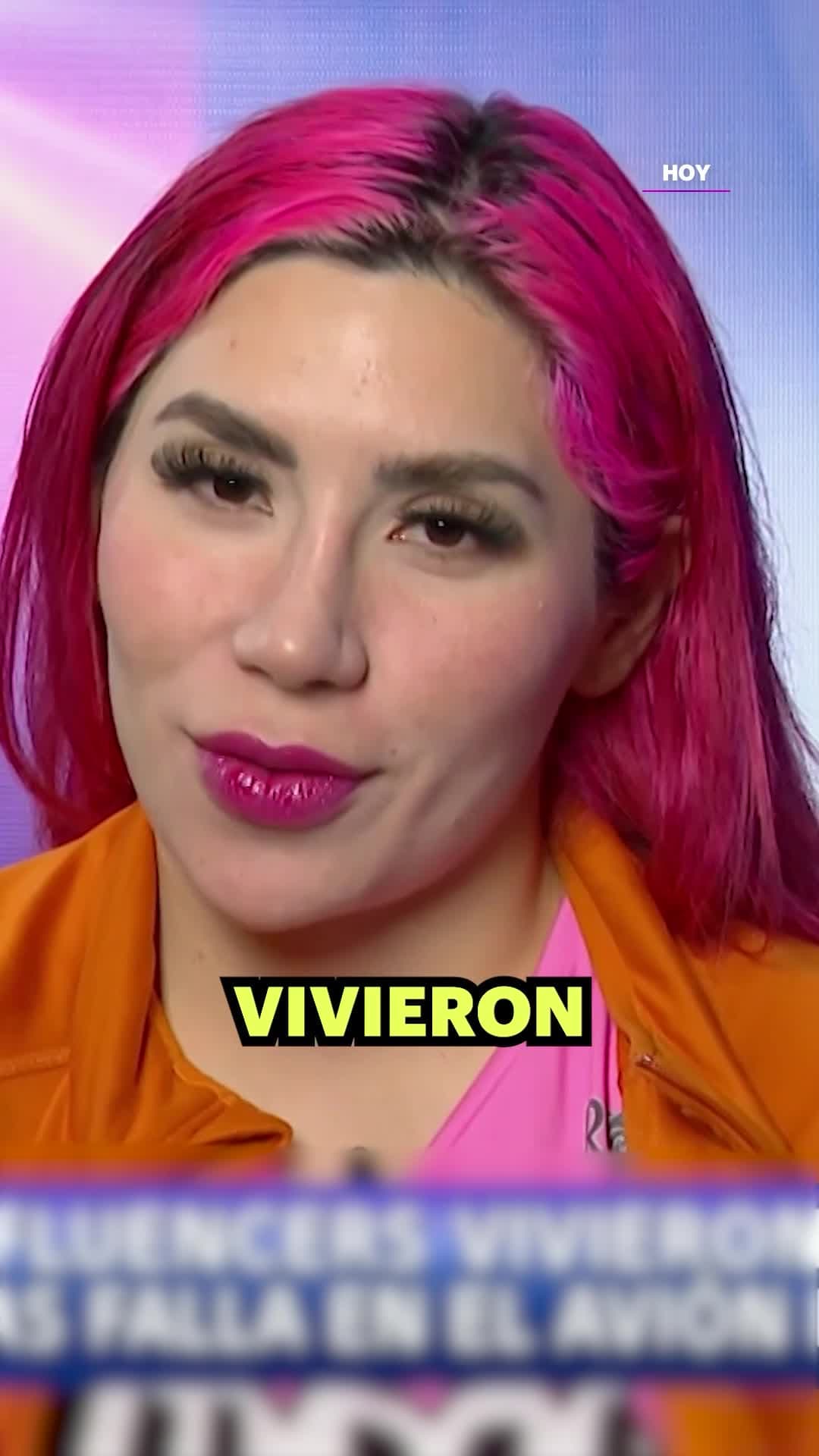 Influencers vivieron momentos de angustia por falla en el avión en el que viajaban