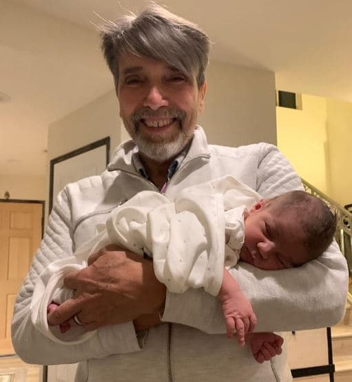 Diego Verdaguer y su nieto Lucca