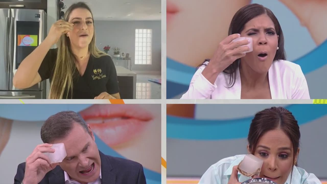 Les asustó pero les gustó... o al menos eso fue lo que escuchamos sobre esta 
<a href="https://www.univision.com/shows/despierta-america/me-asusta-pero-me-gusta-francisca-alan-y-karla-prueban-la-terapia-con-hielos-para-lucir-un-cutis-bello-y-sano-video">terapia con hielos</a>.