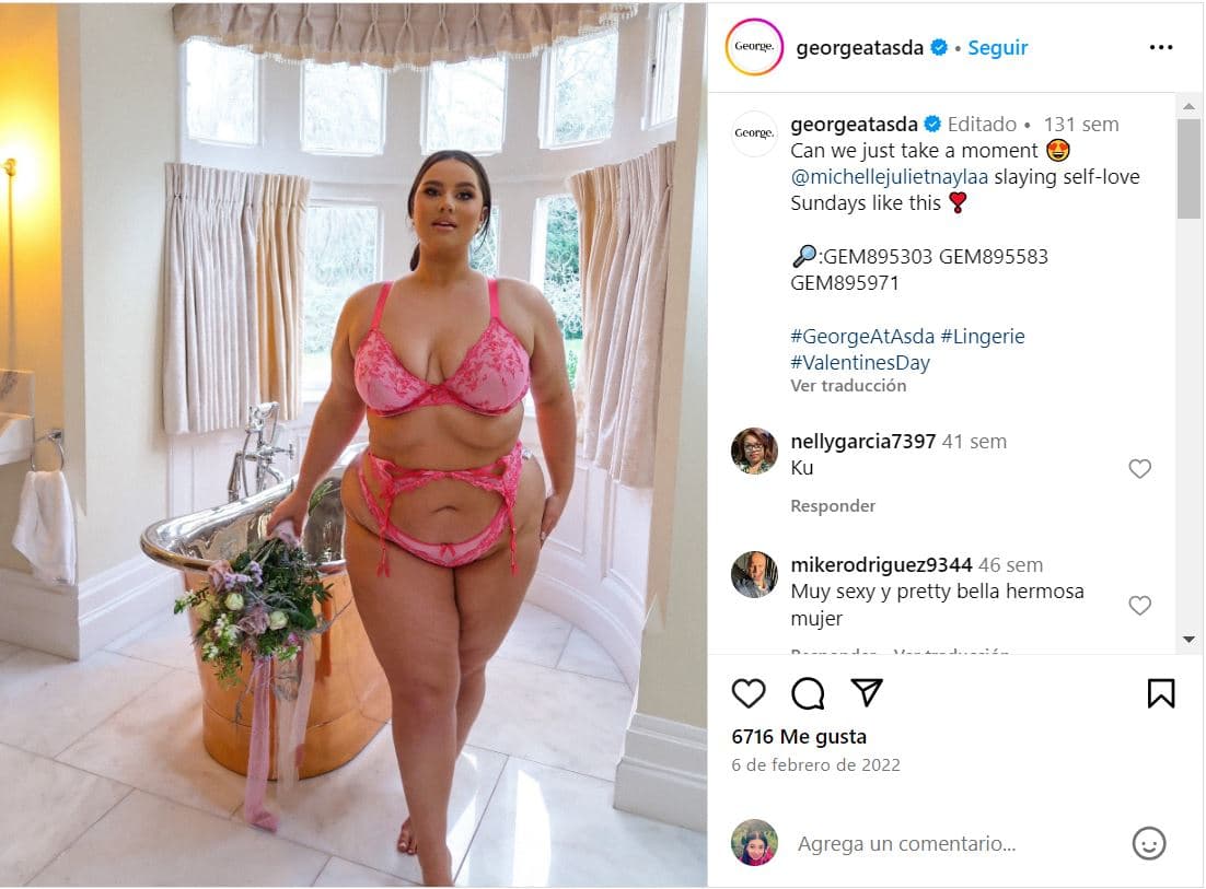 Marca de lencería promueve body positive
