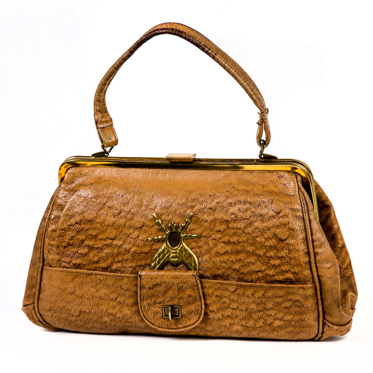 Así lucía el bolso espía cuando estaba cerrado.