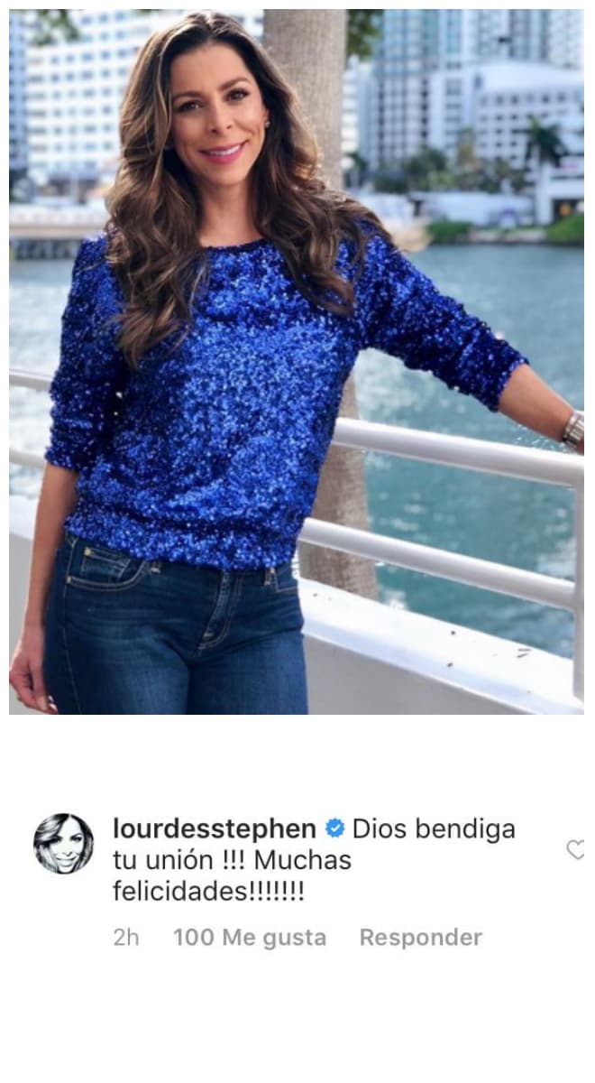 Lourdes Stephen le envió bendiciones a su querida amiga Francisca.