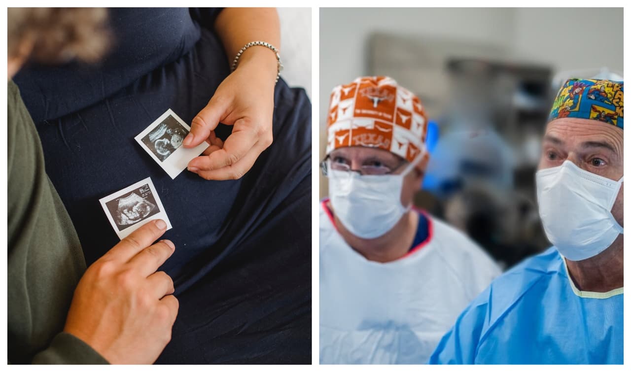 Hospital de Austin realiza la primera cirugía fetal a una madre que espera gemelos