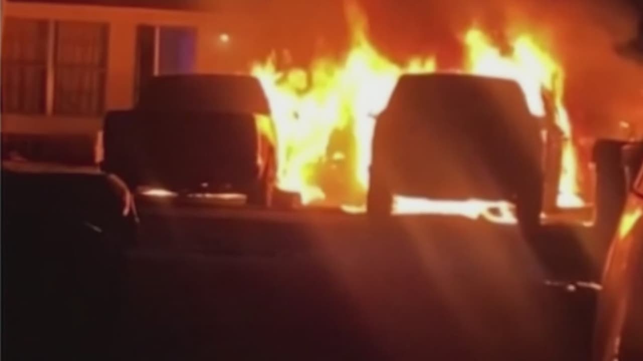 Incendio destruye cuatro vehículos en Homestead: las autoridades aseguran que fue provocado