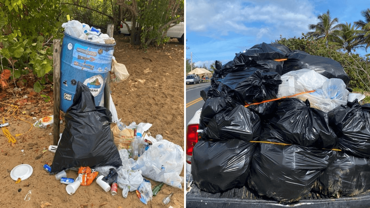 El Departamento de Recursos Naturales y Ambientales ha pedido a los vacacionistas que se lleven su basura para no contaminar.