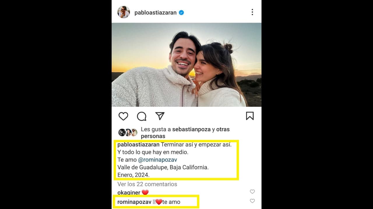 Así se declaran su amor Romina Poza, hija de Mayrín Villanueva, y su nuevo novio
