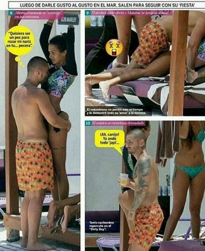 En agosto de 2016, Maluma fue sorprendido por un paparazzi besando y abrazando a una mujer desconocida en las playas de Cancún, México. En las fotos, publicadas por la revista ‘Nueva’, se le ve al colombiano con una mujer.