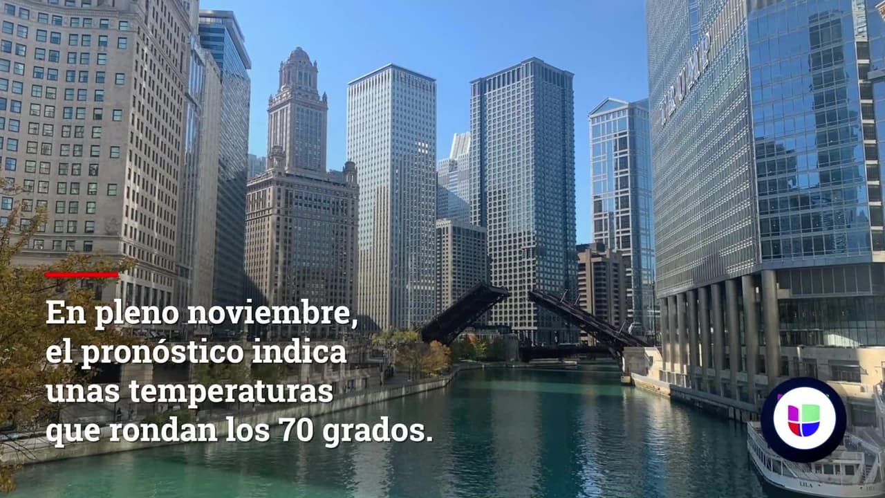 Illinois disfruta de temperaturas atípicas para esta época del año. 