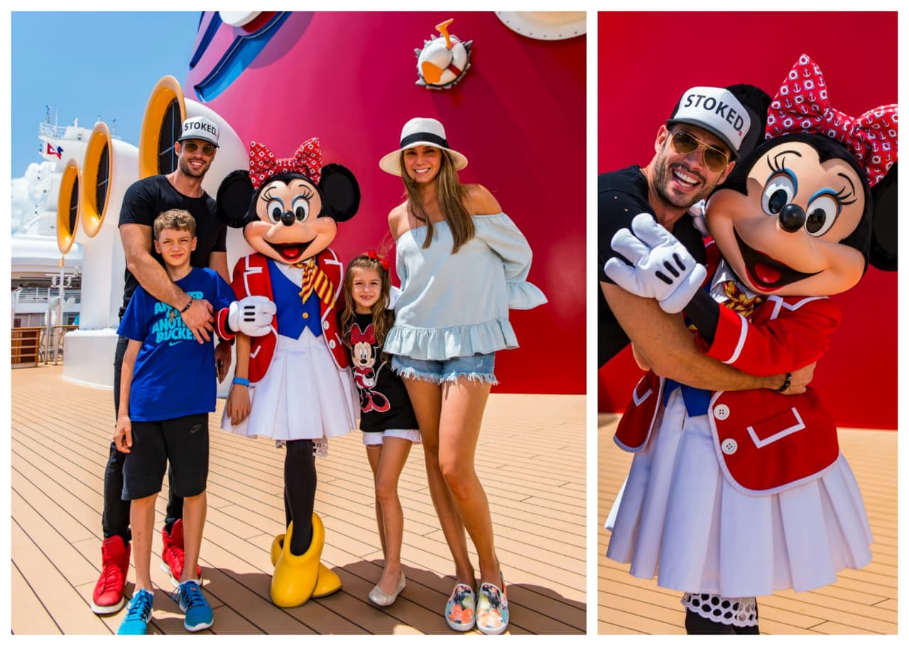 William Levy y Elizabeth Gutiérrez serán parte de la gran fiesta retro de Premios Juventud, pero mientras llega la súper noche, salieron a divertirse con sus peques.