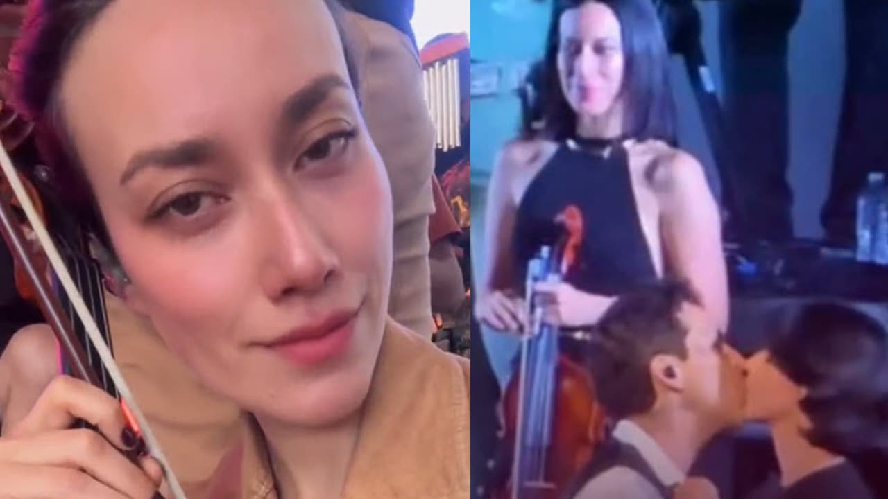 ¿Quién es la violinista de Christian Nodal que ahora es viral tras polémico video? Esto se sabe