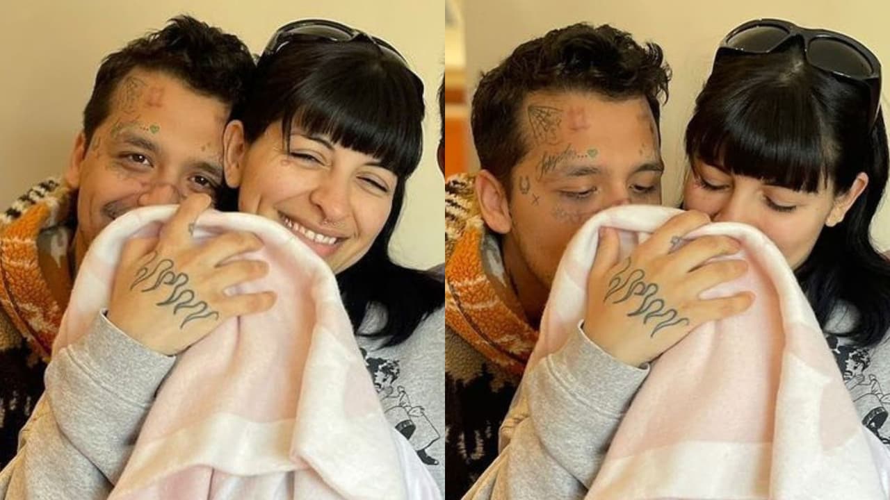 Nodal posa por primera vez con su hija entre sus brazos: Cazzu lo muestra en tierna foto