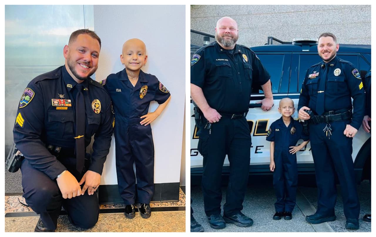 Niña hispana de 5 años es la nueva policía de una ciudad de Texas: piden apoyo y oración para su próxima misión 