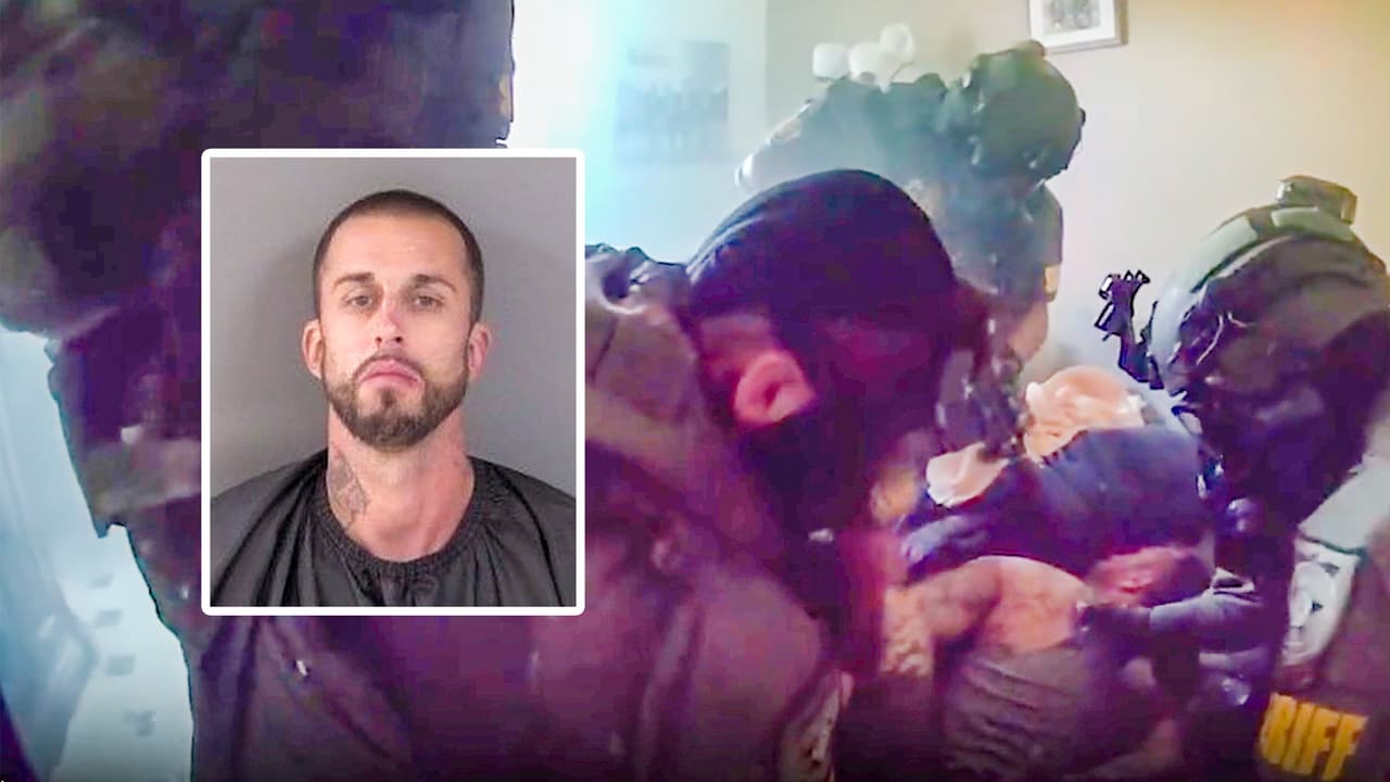 Sospechoso cae del ático de un apartamento donde se ocultaba de agentes SWAT en Florida