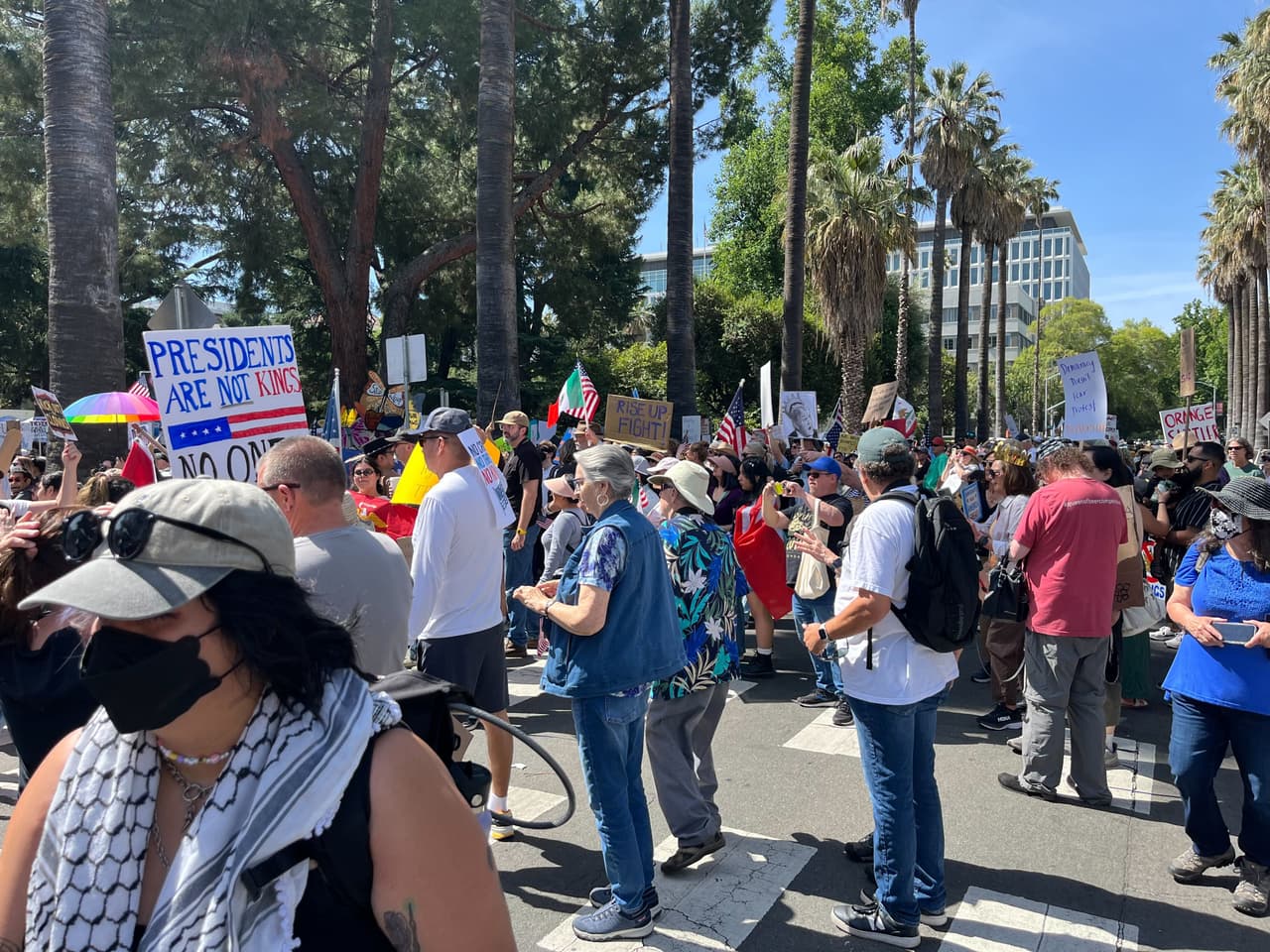 Fue convocada por el autodenominado 
<b>Movimiento Nacional 50501</b>.