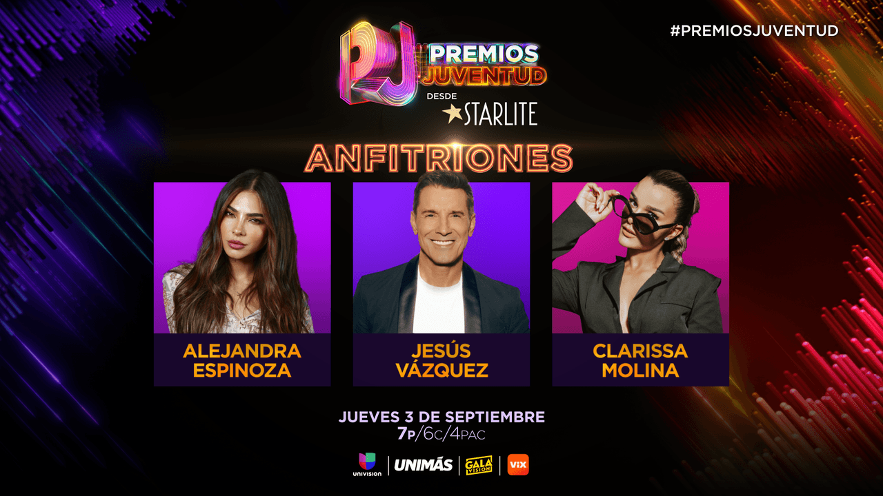 Anfitriones Premios Juventud 2026