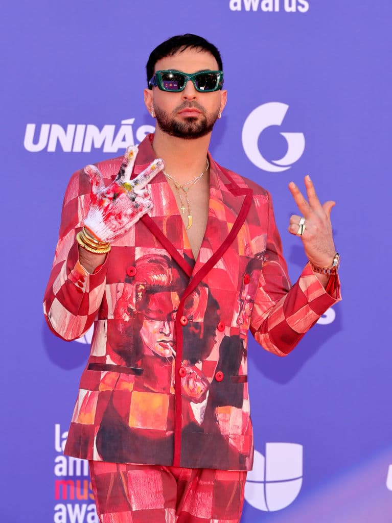 Justin Quiles en los Latin American Music Awards.