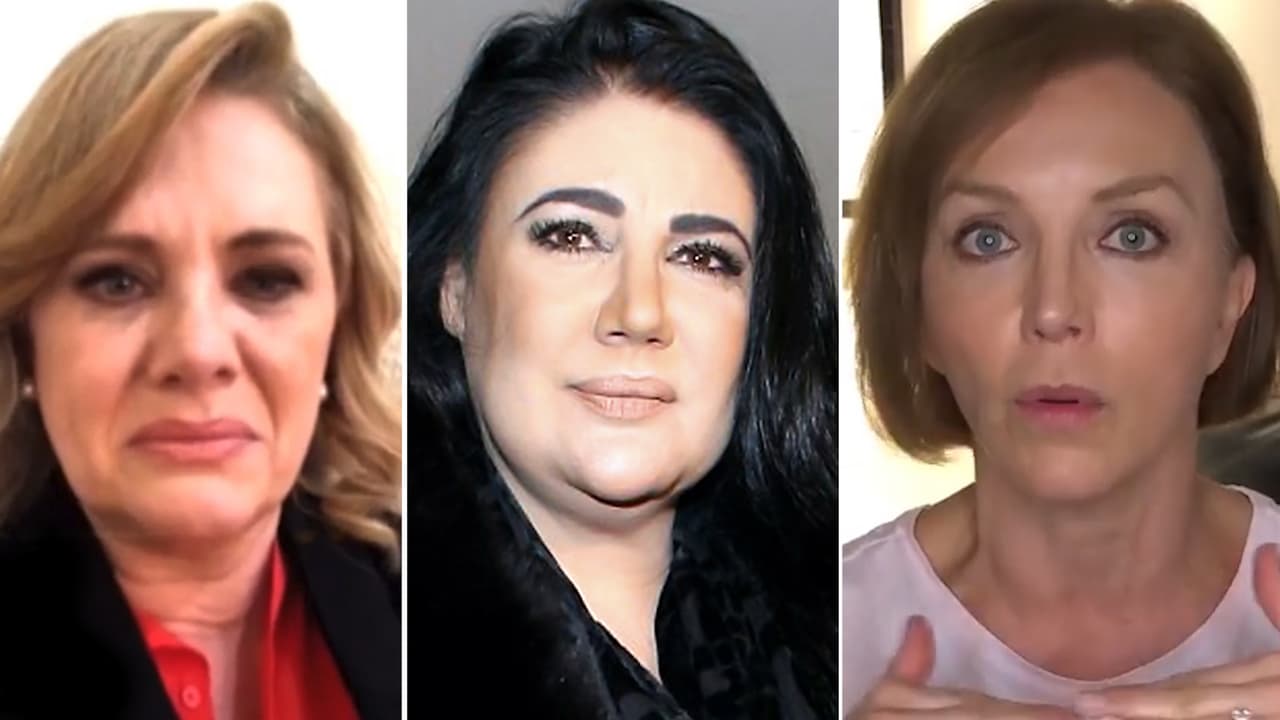 Al borde del llanto, Erika Buenfil siguió a Laura Flores y confrontaron a su presunta ‘víctima’: Alejandra Ávalos