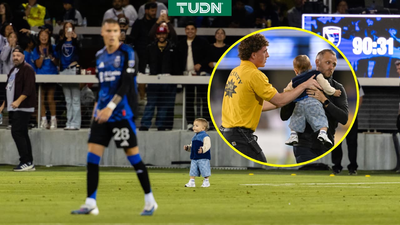 ¡Bebé suelto! Pequeño fan invade la cancha en partido de MLS