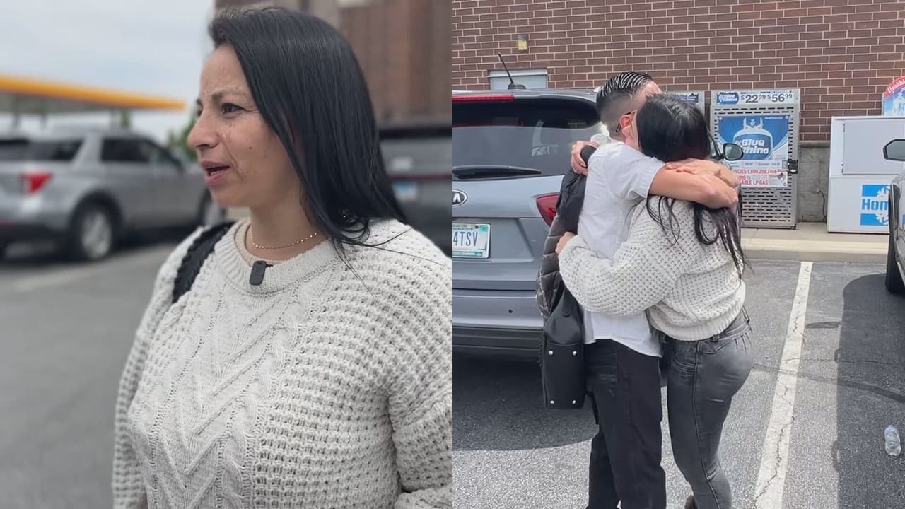 Liliana Navarrete se reencuentra con su familia tras arresto de ICE; su hijo menor sigue bajo custodia