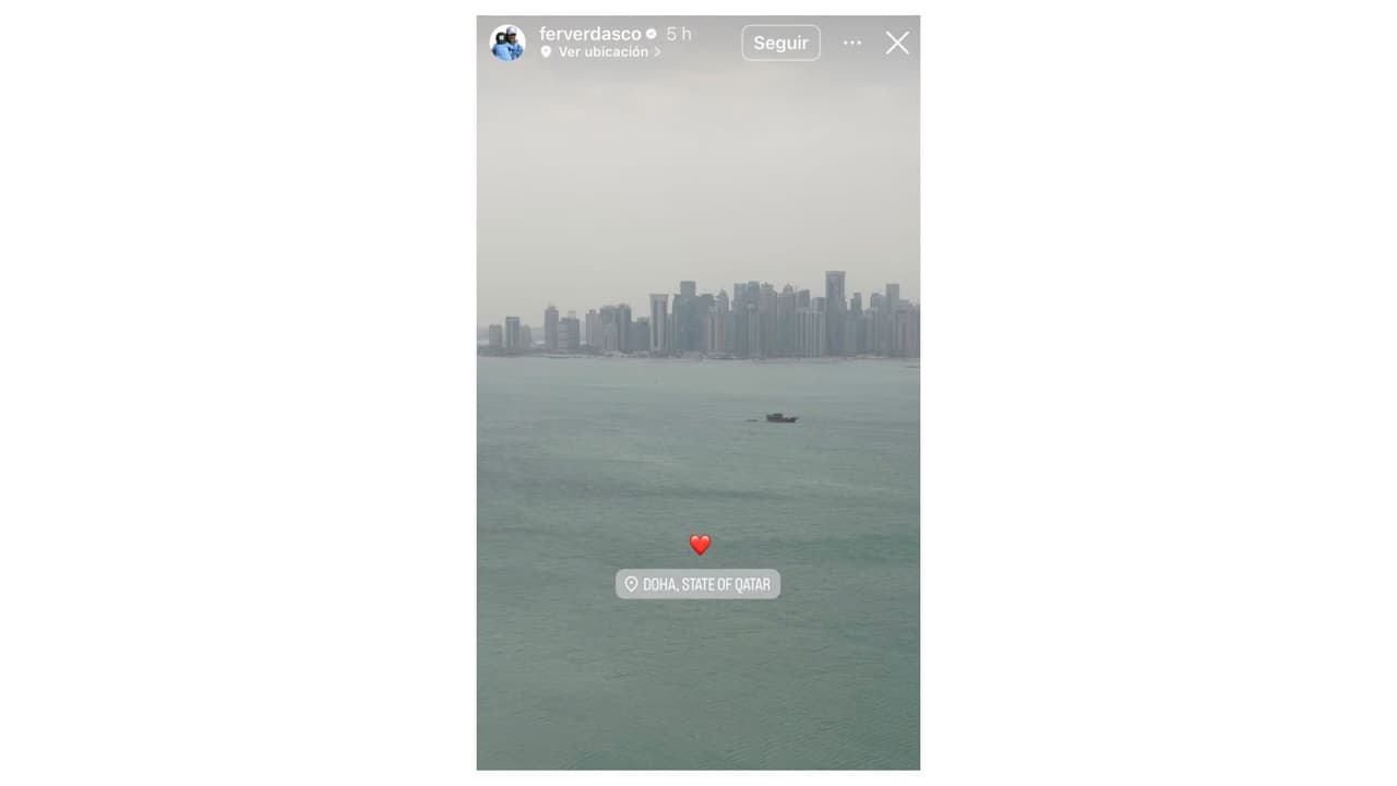 El mensaje del extenista, Fernando Verdasco.