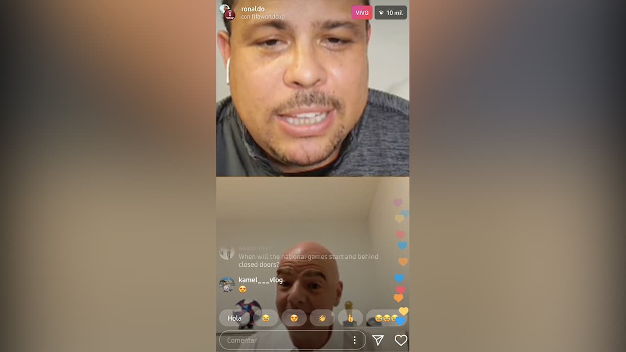 Infantino a Ronaldo: “No arriesgaremos la vida por un partido”