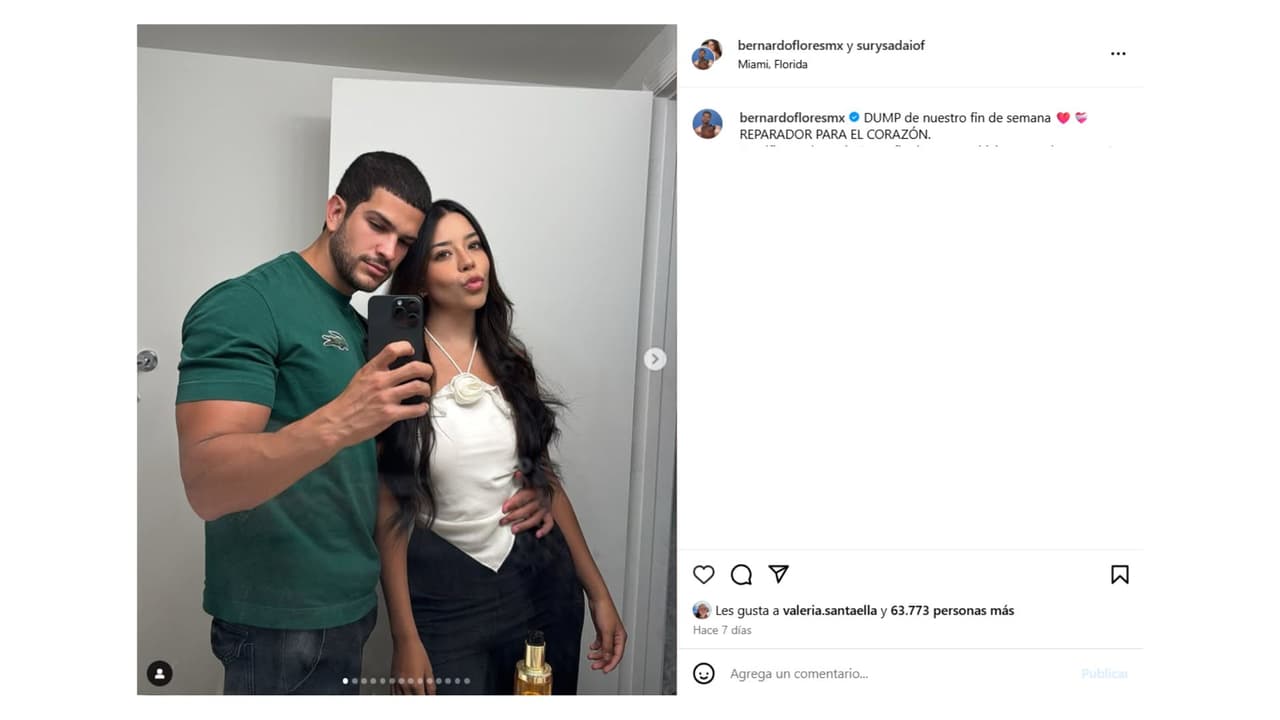 Sury Sadai está casada con el actor Bernardo Flores.