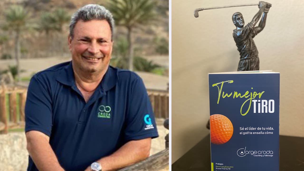 “El golf te ayuda a ver lo positivo en lo negativo como lo que vivimos ahora”: golfista que escribe libro durante la pandemia