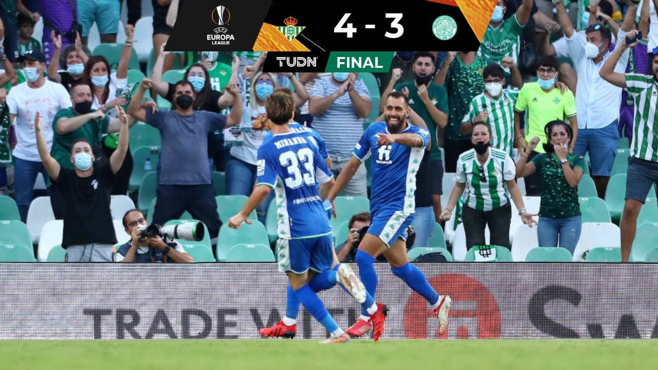 Con Guardado, el Betis logra gran remontada y vence al Celtic