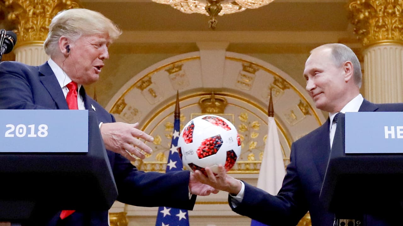 En fotos: La reunión privada entre Vladimir Putin y Donald Trump en Helsinki 