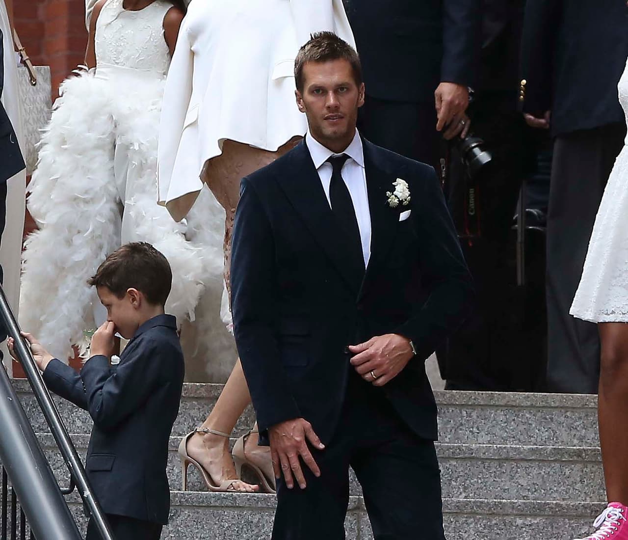La fiesta fue en un pequeño restaurante no muy lejos de la Iglesia.