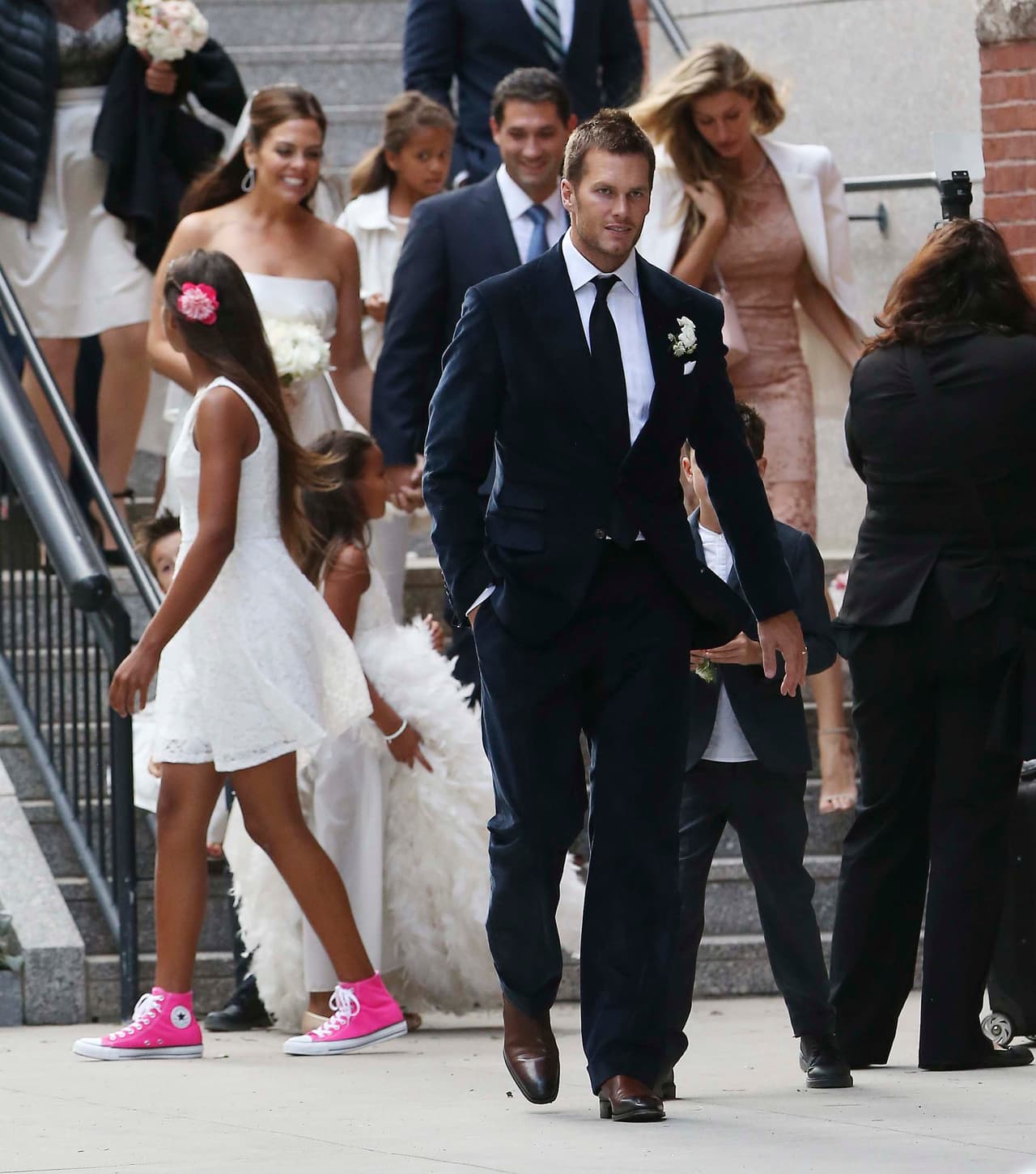 No dejaron entrar a nadie al local.