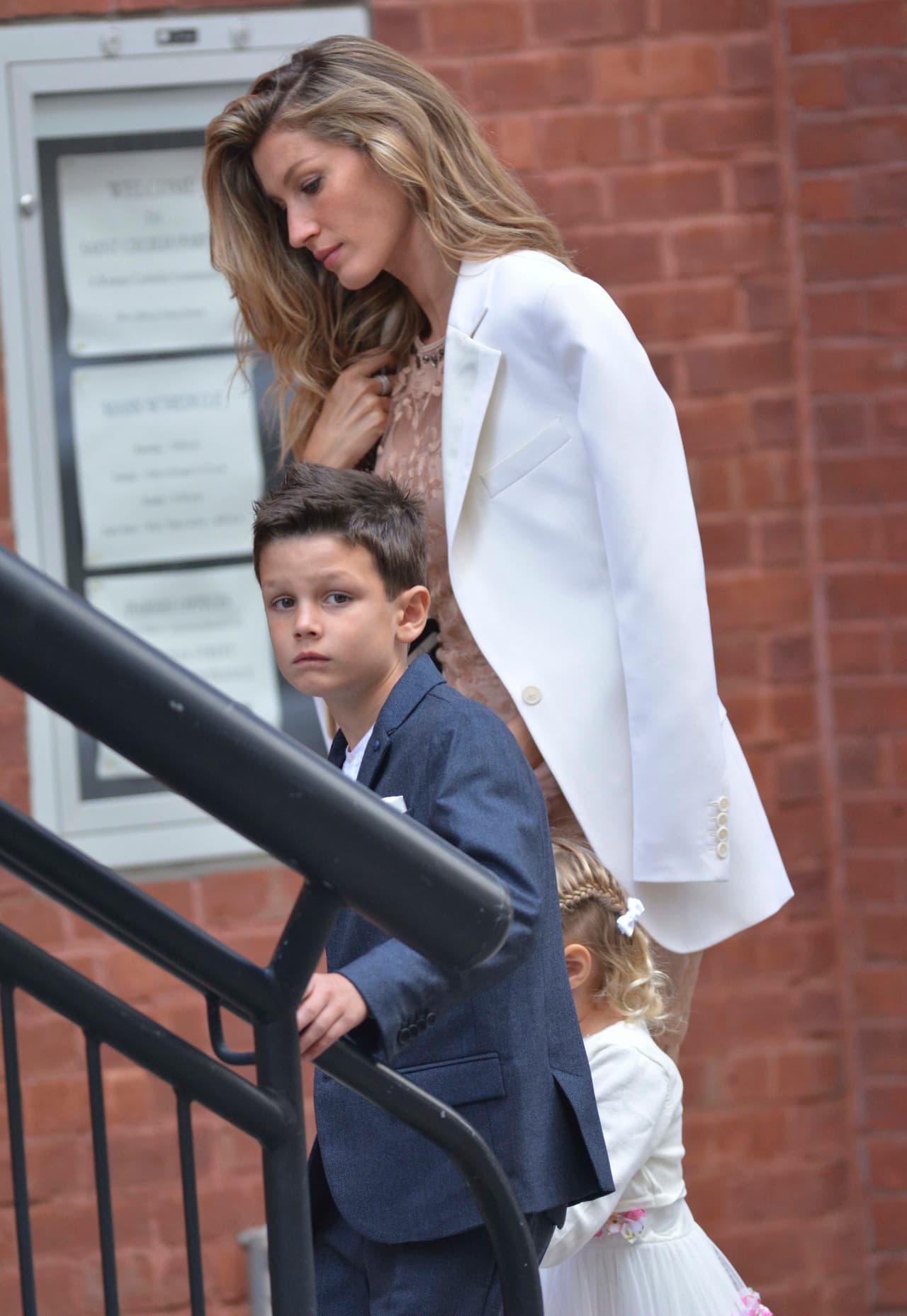 Toda la familia fue a una boda.