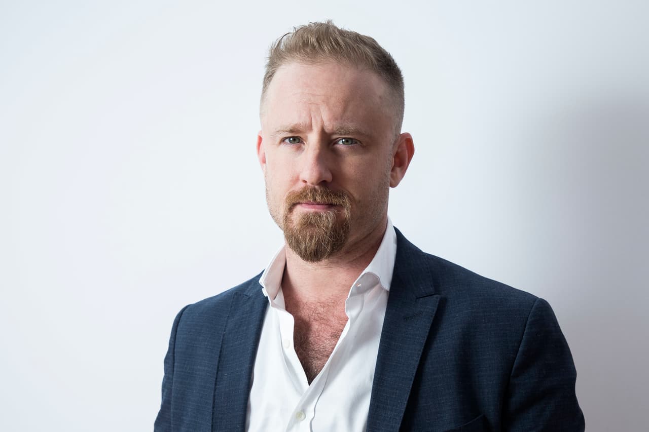 Actor Ben Foster poses for portrait photographs for the film Leave No Trace, at the 71st international film festival, Cannes, southern France, Monday, May 14, 2018. (Photo by Joel C Ryan/Invision/AP)