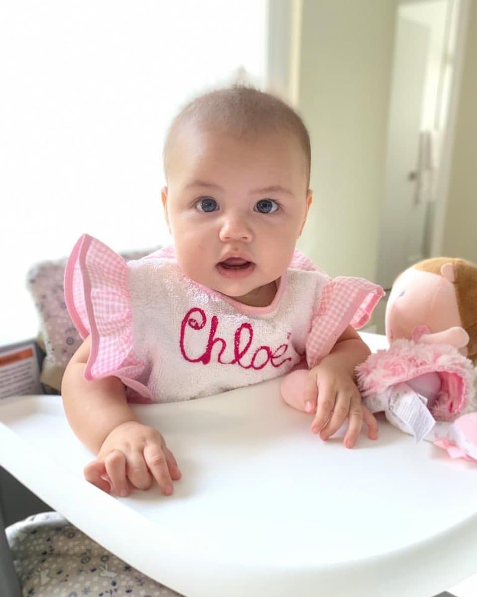 A principios de agosto, Carolina celebró el medio año de la bebé que le cambió la vida.