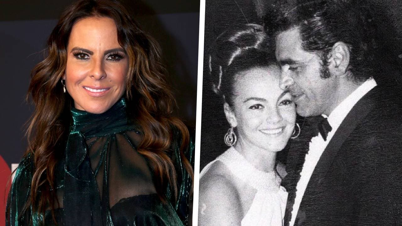 Kate del Castillo acompañó a sus padres en su festejo por 55 años de casados