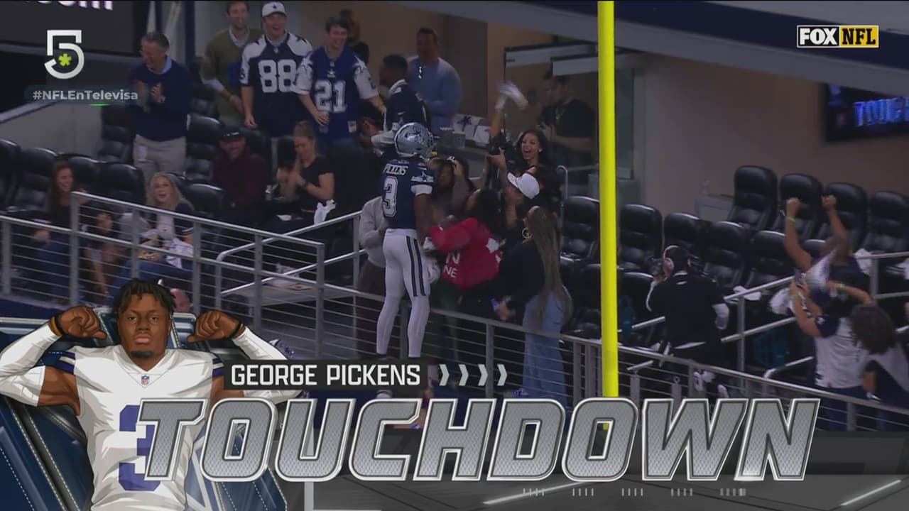 ¡Dallas responde con puntos! Prescott encuentra a Pickens