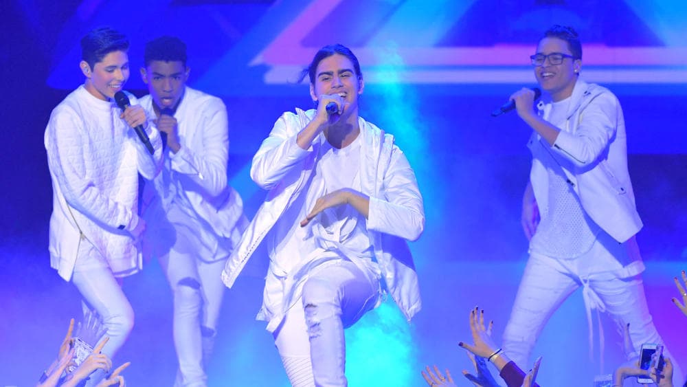 Fue un perfomance lleno de movimiento.