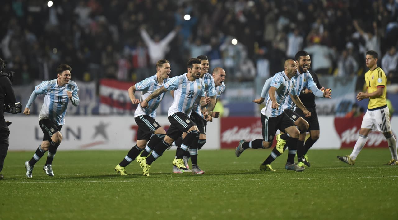 Argentina 0 (5)-0 (4) Colombia: Dramático pase de Argentina a semifinales