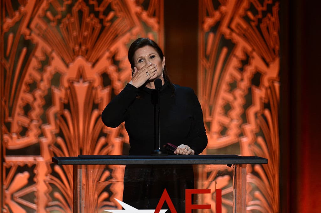 Fisher en los premios Life Achievement Award de la AFI en Culver City, California, el 7 de junio de 2012. (Foto de Kevin Winter/Getty Images)