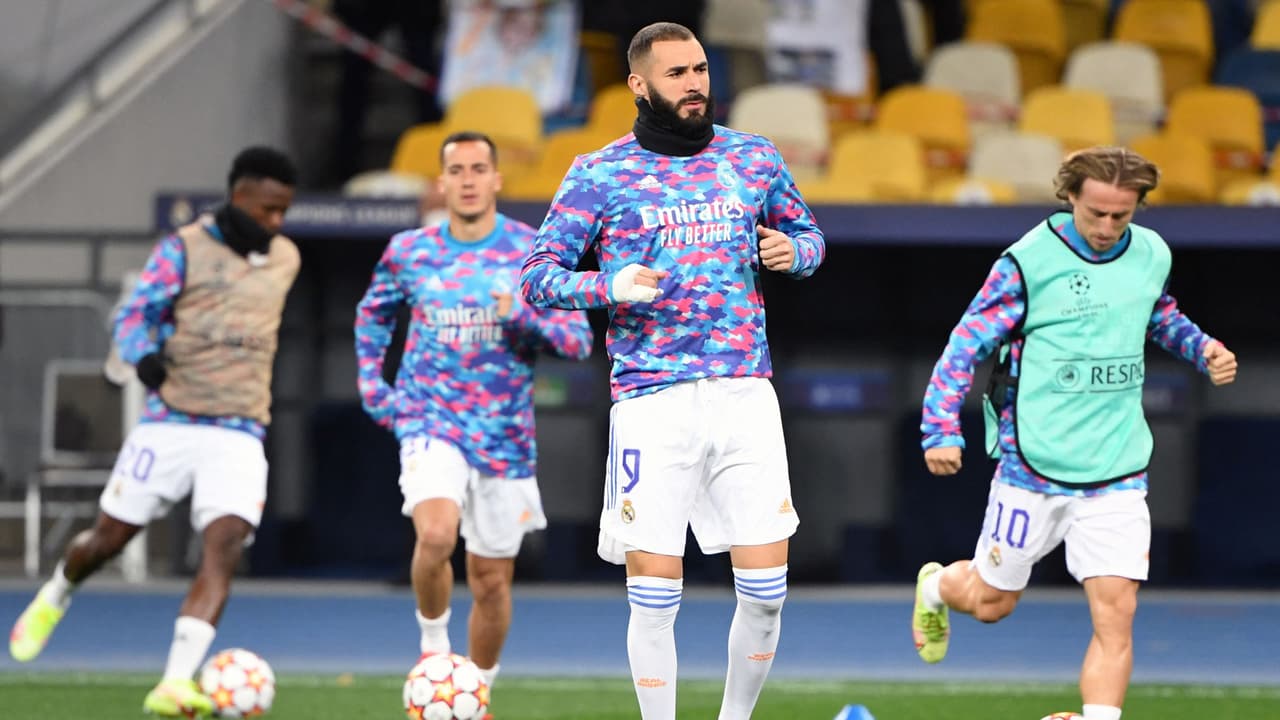 Benzema entrena por separado a dos días del Clásico