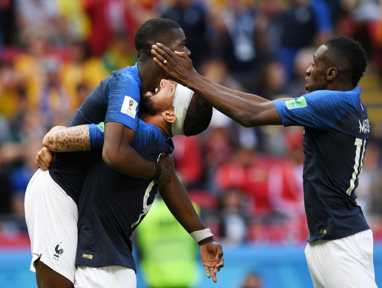 16: autogol de Aziz Behich en Australia tras tiro de Pogba, al minuto 36 del segundo tiempo. Francia 2-1 Australia
