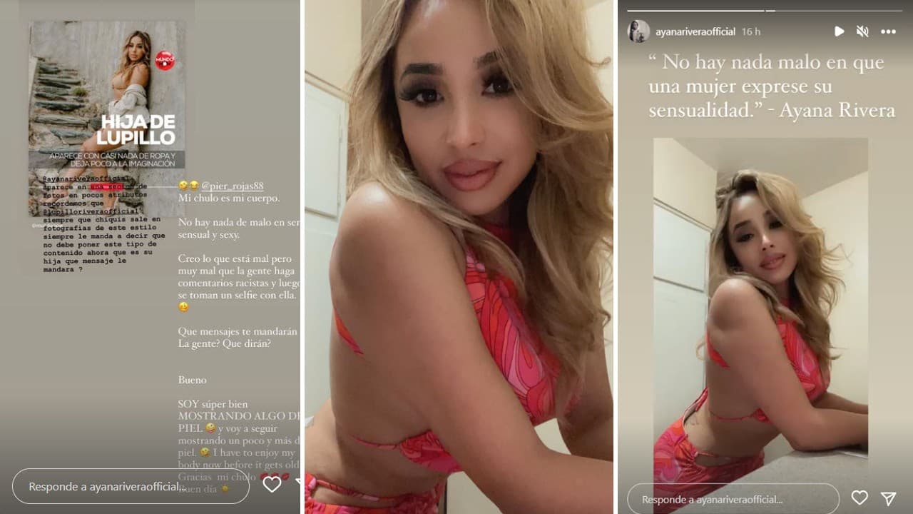Ayana Rivera habla sobre las imágenes que publica en Instagram.