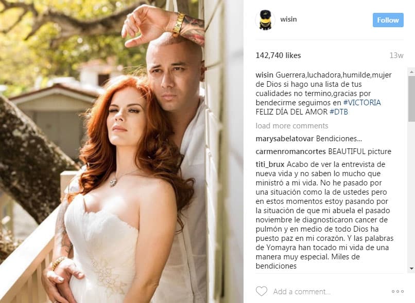 El dulce mensaje de San Valentín para su esposa Yomaira: "Guerrera, luchadora, humilde, mujer de Dios. Si hago una lista de tus cualidades no termino, gracias por bendecirme seguimos en #VICTORIA FELIZ DÍA DEL AMOR".