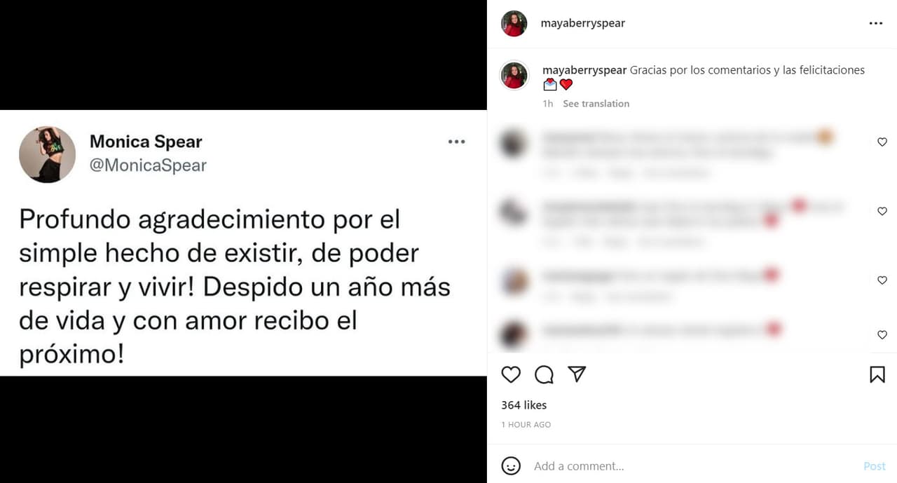 Este 11 de octubre agradeció las muestras de cariño con un mensaje de su madre que compartió en Instagram.
<br>