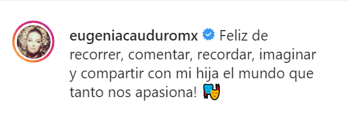 La modelo escribió otro mensaje para mostrar su emoción por compartir con su hija este momento tan importante.
