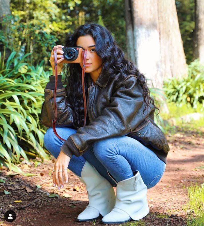 Pasión que comparte a través de su cuenta de Instagram y en la de sus hermanos y padres, quienes la han mencionado en varias ocasiones de ser la que captura las fotos.